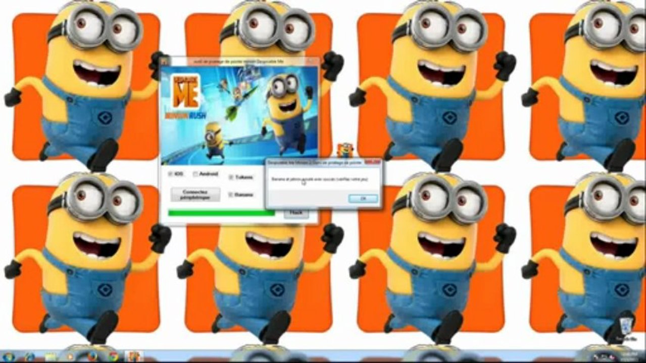 Despicable Me Minion Rush Hack 2013 IOS et Android pour France Ajouter banane et les jetons