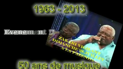 FAZENDA 3 DIMANCHE 28 JUILLET 2013 ZAKARI VIGILANT 50 ans de musique