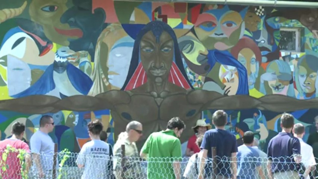 Des peintures contre la misère dans un village Rom hongrois