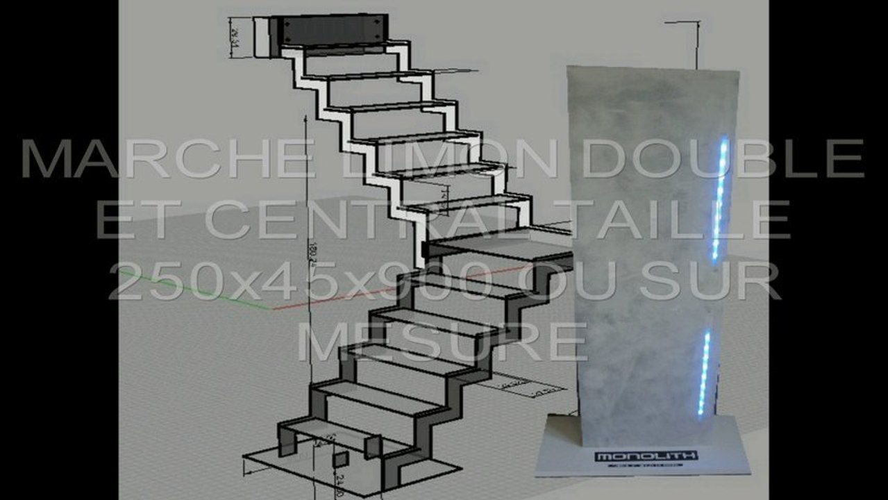 MARCHES AVEC LED INTEGREE sur mesure ESCALIER LED ESCALIER LUMINEUX