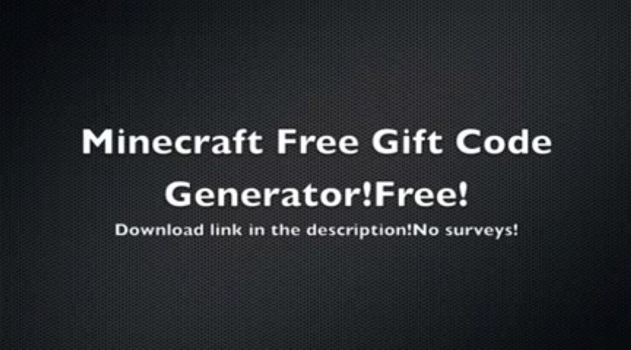 Free MInecraft Code Generator & Générateur & gratuit Télécharger Juillet - Août 2013 mettre à jour