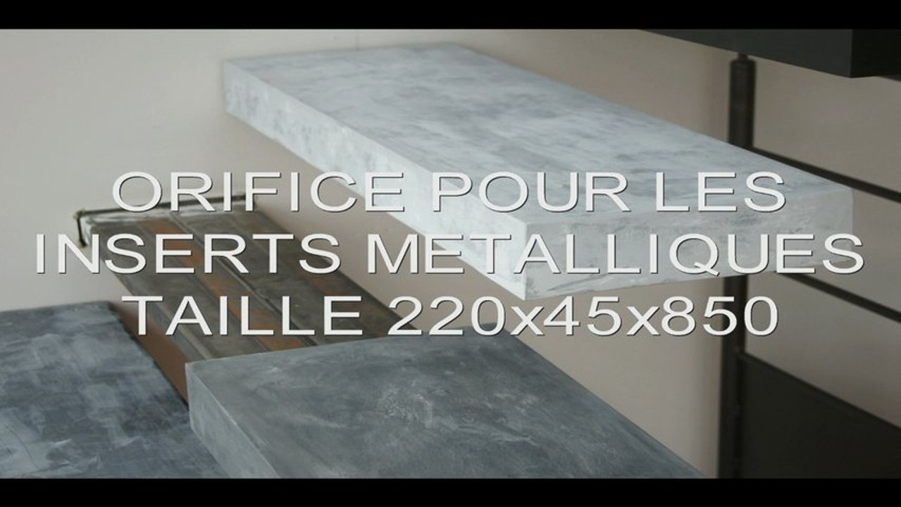 FABRICANT  DE MARCHES ASPECT BETON SUR MESURE POUR ESCALIERS FLOTTANT , LIMON  DOUBLE, ET CENTRAL