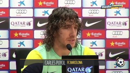 Puyol reconoció que el vestuario azulgrana se encuentra "tocado"