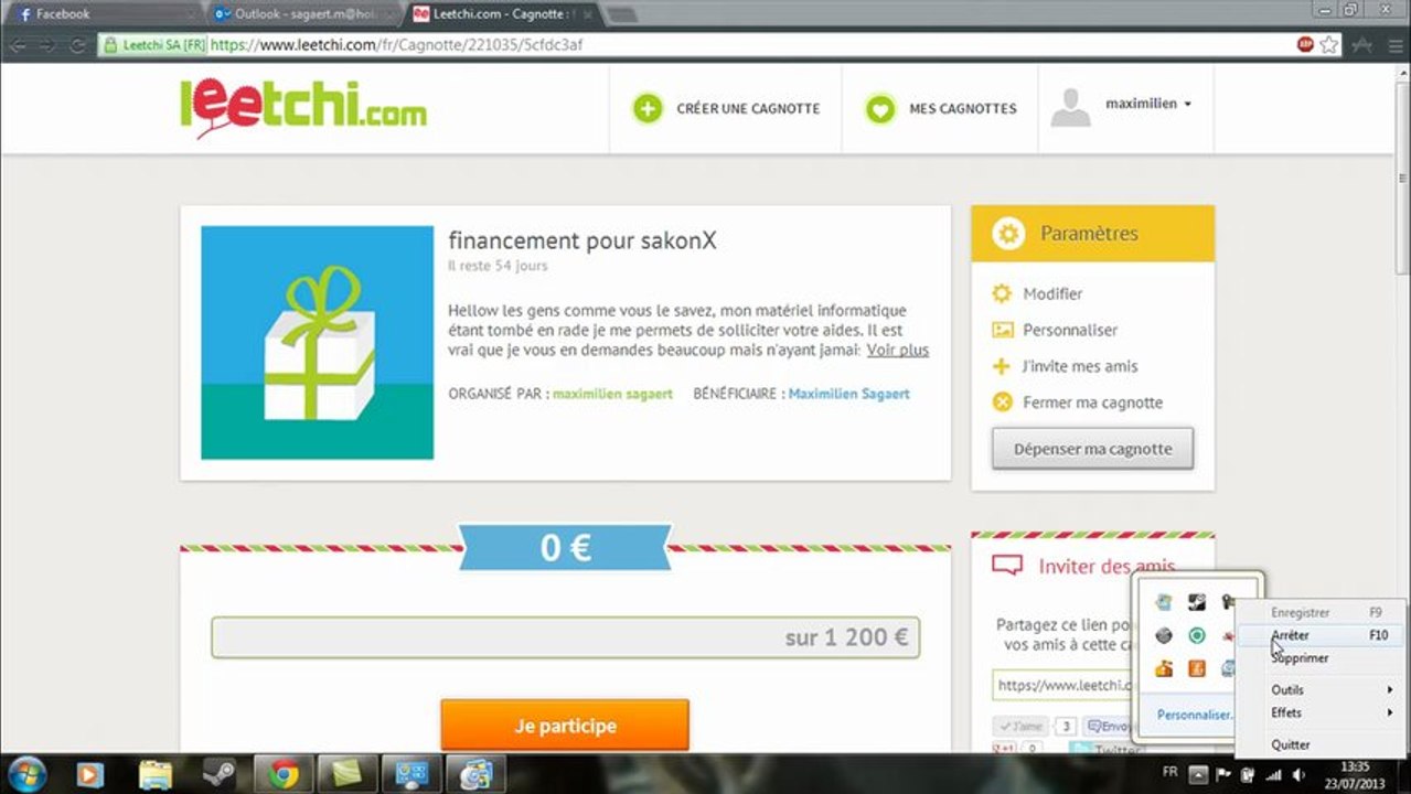 Financement Pour le Nouveau matériel.