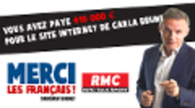 Merci les Français - 410 000 € pour le site internet de Carla Bruni - 23/07