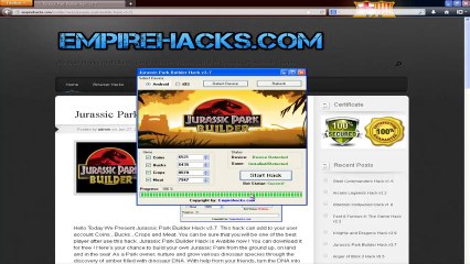Jurassic Park Builder Hack v3.7 (Android , iOS) [Mediafire]