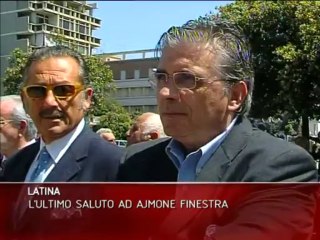 FUNERALI EX SINDACO DI LATINA AJMONE FINESTRA
