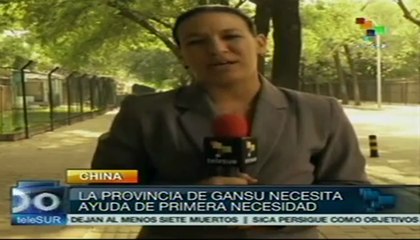 Afectados por terremoto en China reciben atención especializada