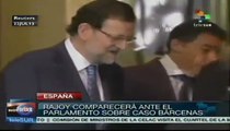 Mariano Rajoy comparecerá en Parlamento por caso Bárcenas