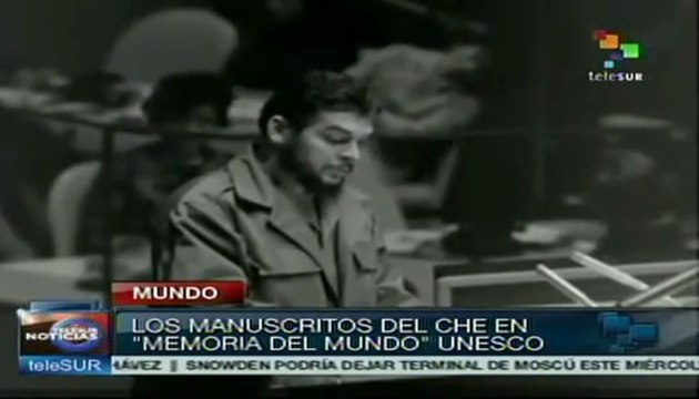 UNESCO: Manuscritos del Che en el registro Memoria del Mundo