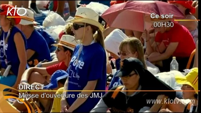 Messe d'ouverture des JMJ en direct
