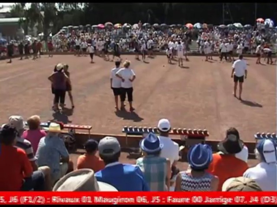 Finales, Championnat de France Quadrettes, Sport-Boules, Thonon-Evian 2013