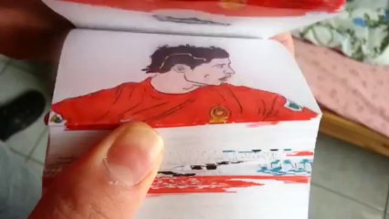 Best skills of Cristiano Ronaldo in flipbook by Etoilec1