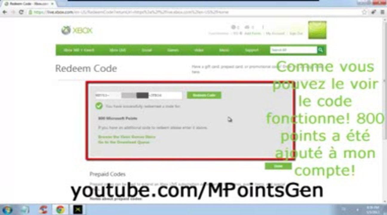Comment avoir des point Microsoft gratuit XBOX LIVE Générateur de point Microsoft Juillet - Août 2013 mettre à jour