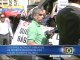 Docentes jubilados y activos protestan en el Ministerio de Educación para exigir aumento salarial