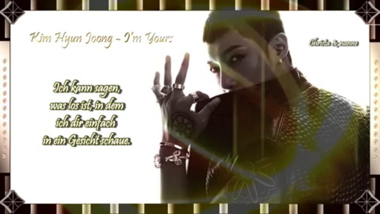 Kim Hyun Joong - I’m Yours k-pop [german sub]