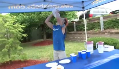 Try to drink 3.5 litres of milk in 1 minute!