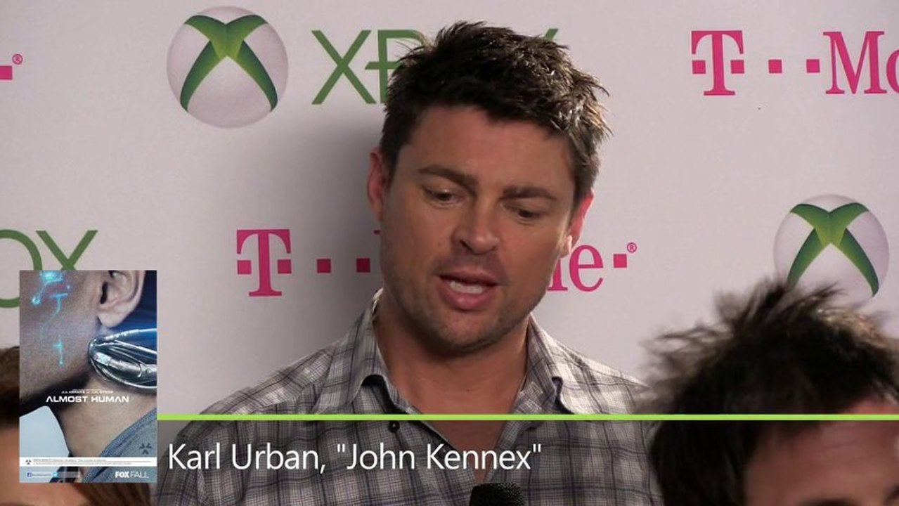 Cast of Almost Human at Comic-Con 2013 - X B O X