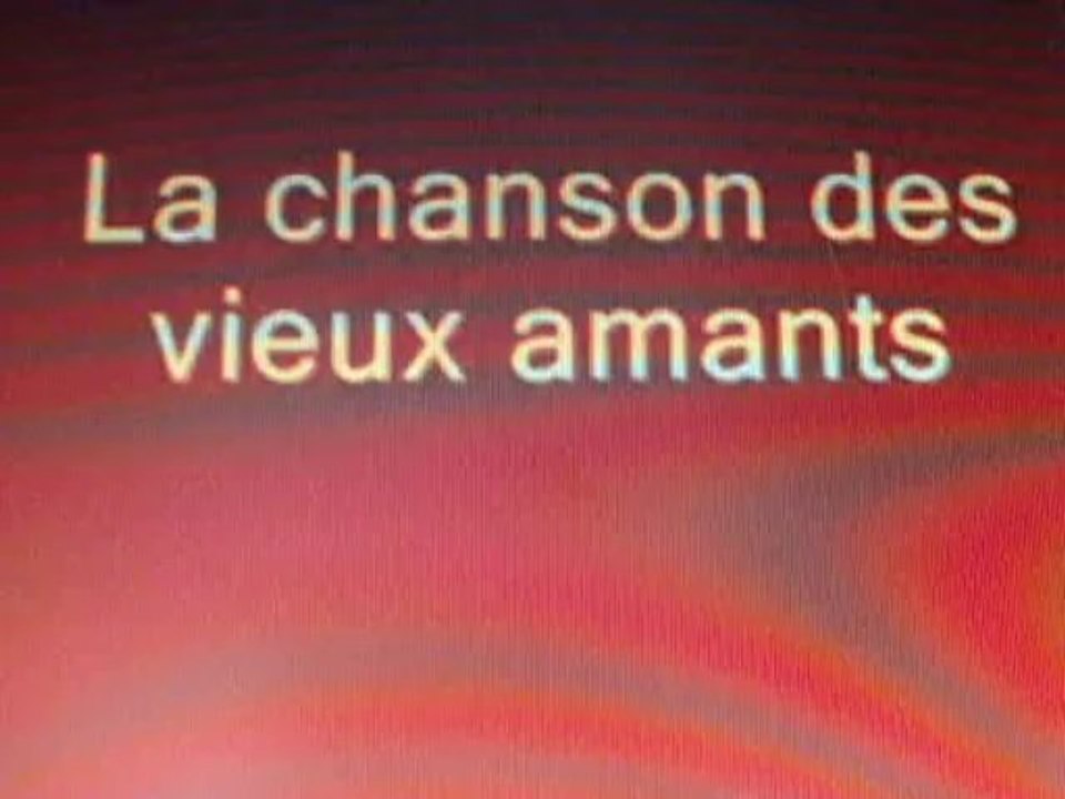 les vieux amants