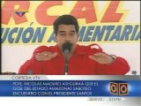 Maduro amenaza a gobernador de Amazonas con 