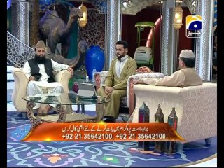 13th Sehri Aalam Aur Aalim Part 1 in Amaan Ramazan with Aamir Liaquat 1434h 23-7-2013 -003