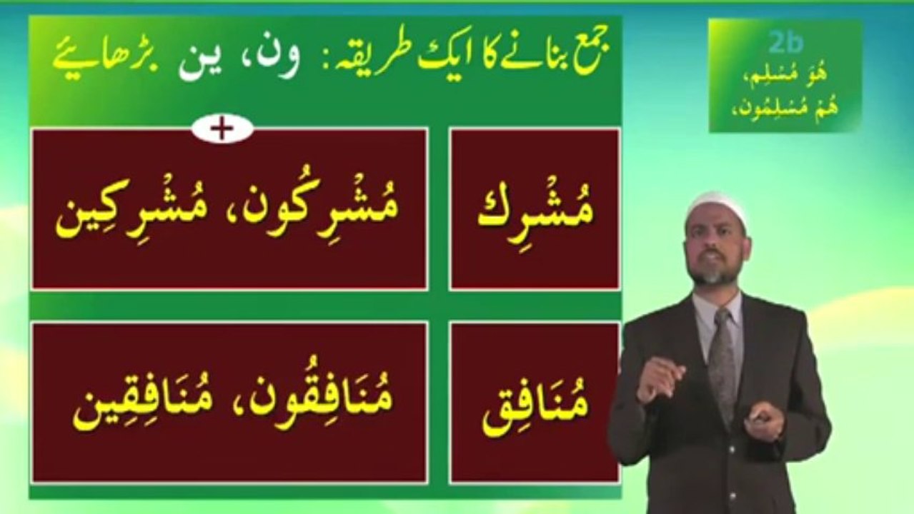 Understand Quran and Salah The Easy Way Part 2 b Lesson 2b Urdu Short Course 1