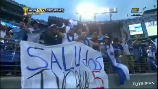 Honduras vs Costa Rica 1-0 Cuartos de Final Copa Oro 2013 [21/07/13]