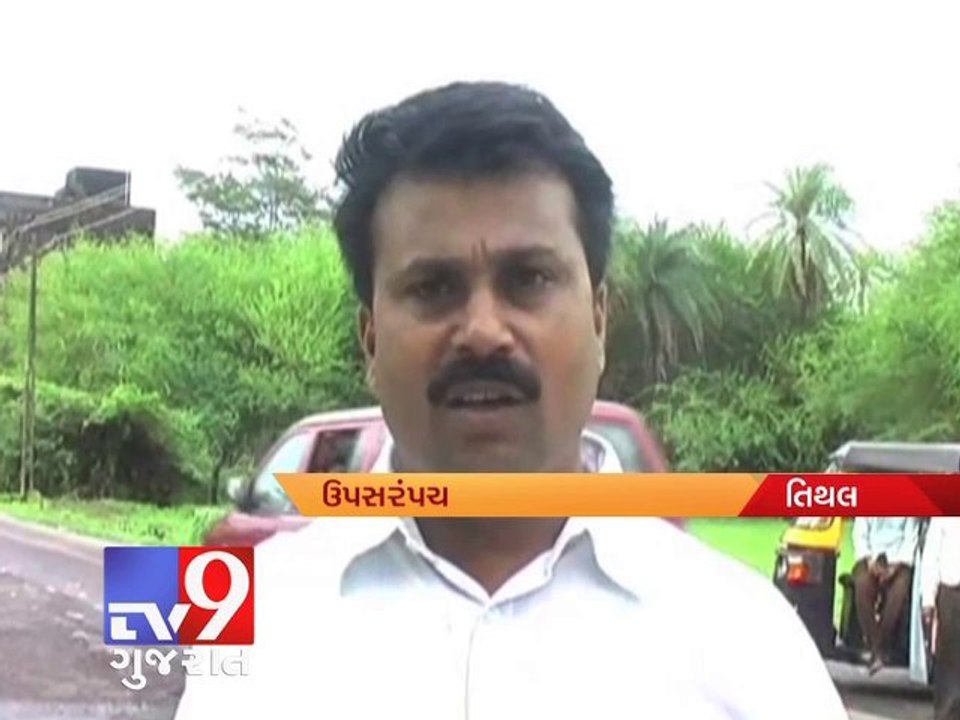 Tv9 Gujarat - Tithal beach on high tide , Valsad
