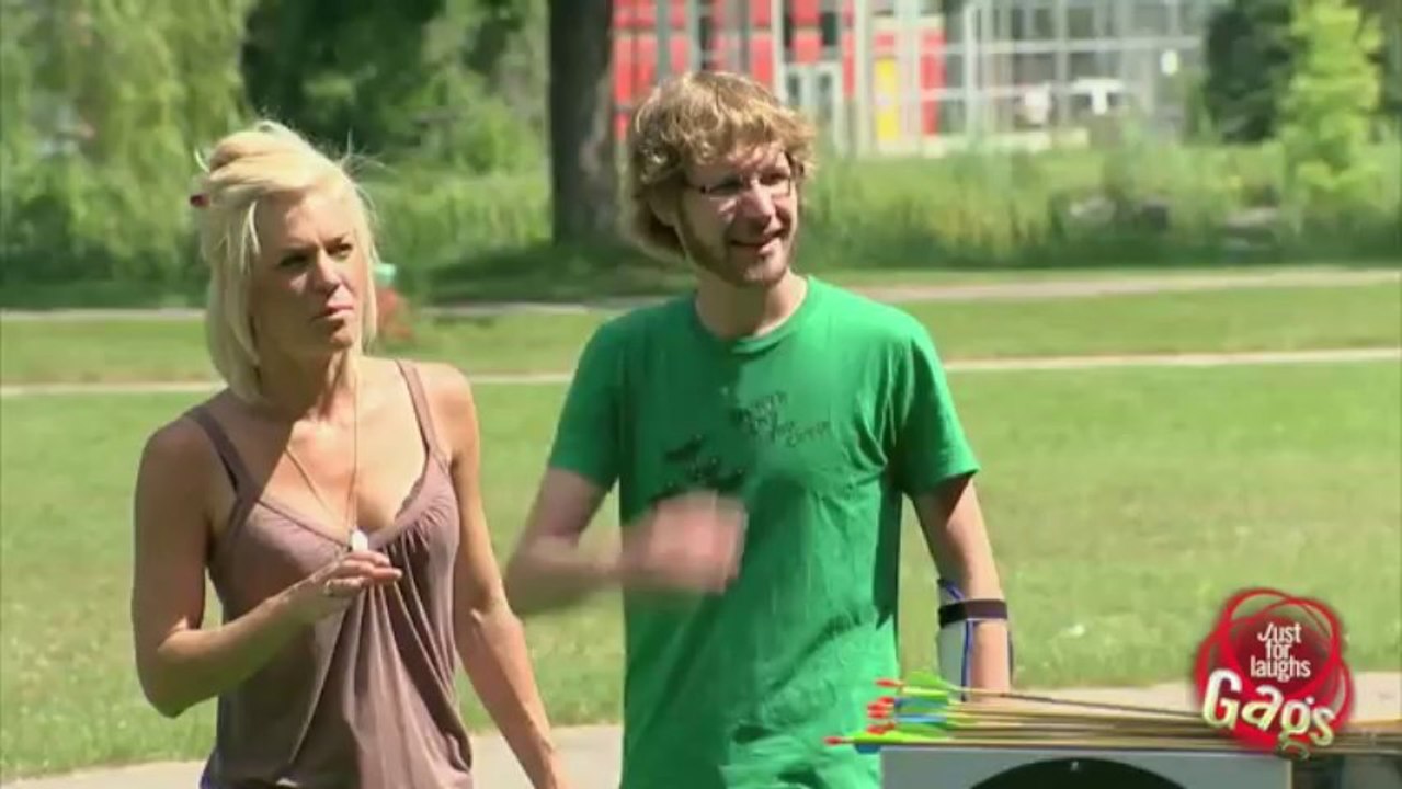 Arrow To The Butt Prank