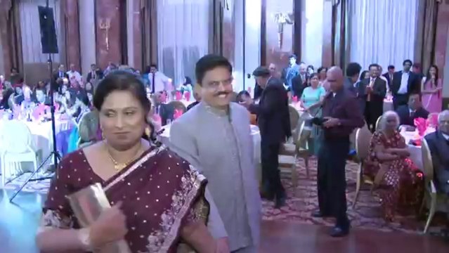 Groom's Parents Entrance at An Indian Wedding Reception Radisson Plaza Hotel Toronto Mississauga