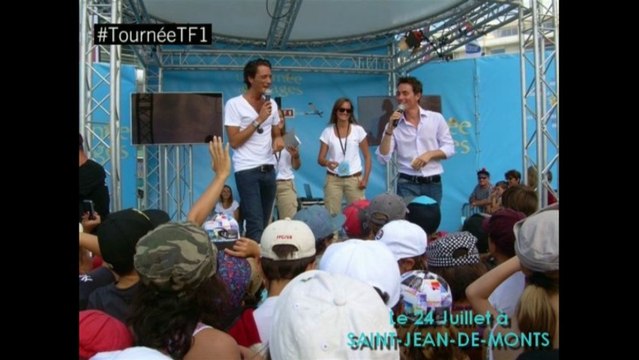 Audio : Vincent Cerutti sur la Tournée des plages de TF1 à Saint-Jean-de-Monts