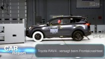 Toyota’s RAV4 fällt beim Frontcrash mit kleiner Überlappung durch