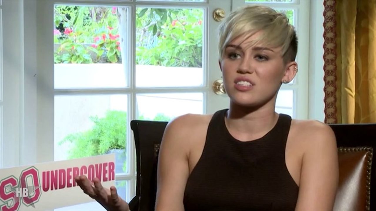 Miley Cyrus Shows Off Her Chest
