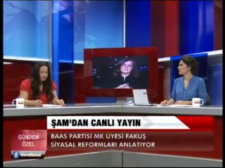 Baas Arap Sosyalist Partisi Merkez Komite üyesi Şehnaz Fakuş, _Asıl amaç Türkiye'y, bölmek