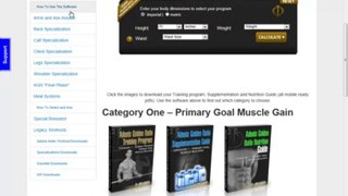 The Adonis Golden Ratio Workout, Training Guide and Program