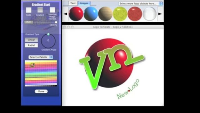 Make your own logo with The Logo Creator by Laughingbird Software