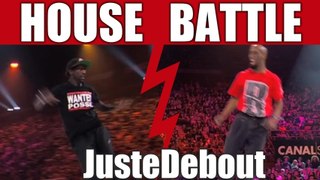 House dance battle :  ADN & Zwagga vs Serge & Kapela