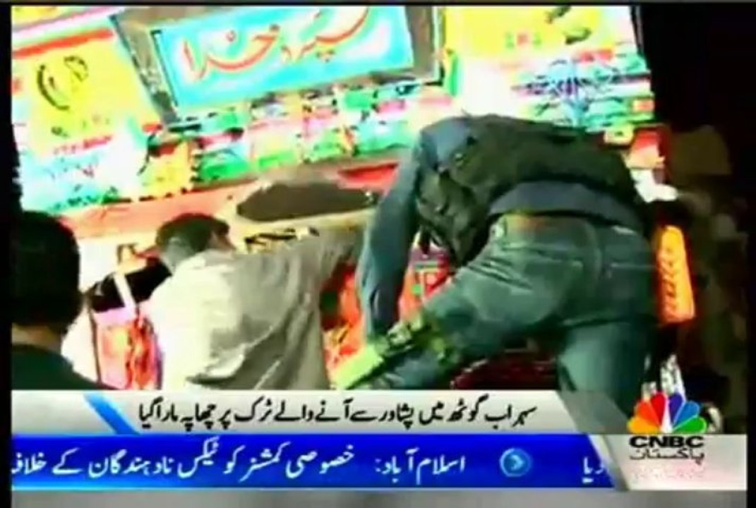 Truck laden with arms seized in Karachi