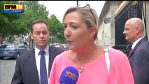 Marine Le Pen reçue par Laurent Fabius - 24/07