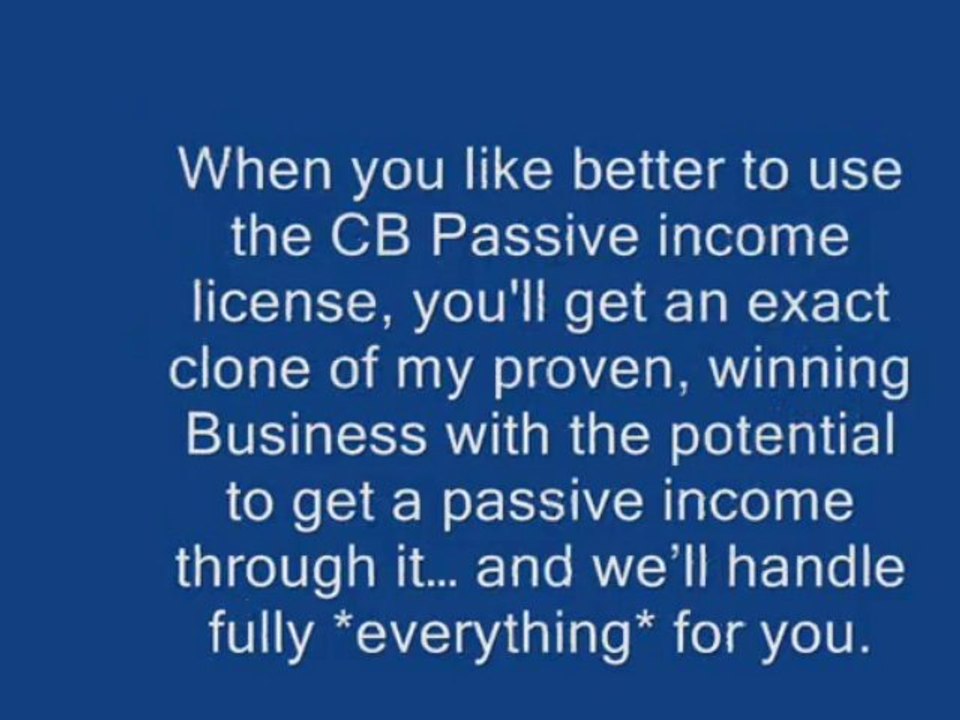CB Passive Income