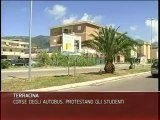Terracina - Nuove corse dei bus, la protesta degli studenti