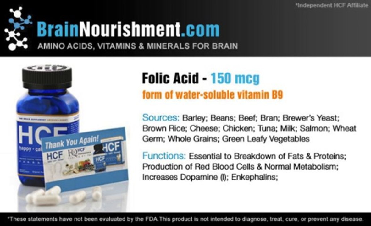 Ingredients of Happy Calm Focused Supplement
