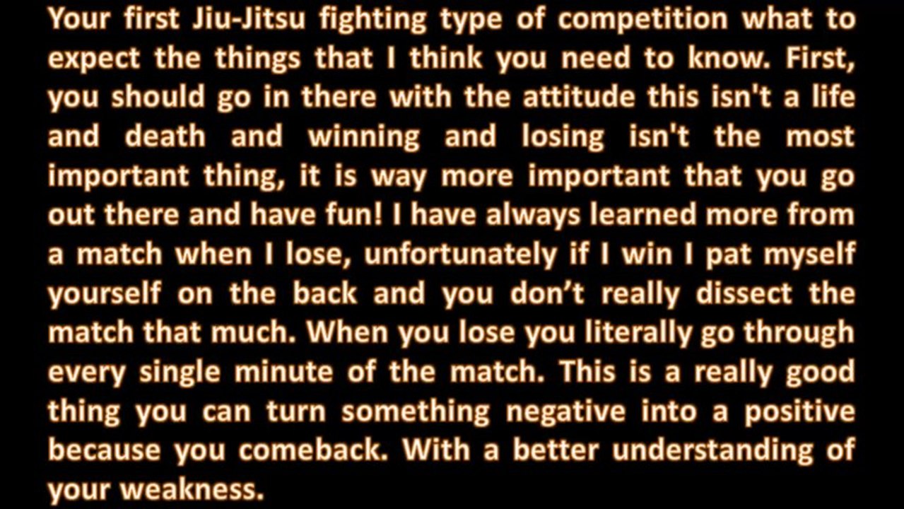 This to What to Expect When You Compete in Jiu-Jitsu a Jiu-Jitsu Tournament in Fort Worth Texas