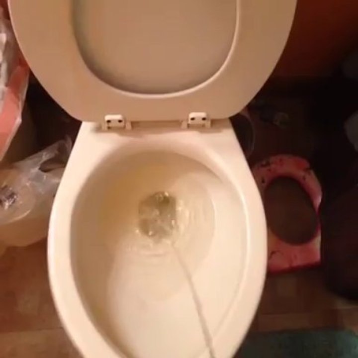 "Je suis occupé a pisser !!" Trop drôle il pisse même dans le couloir!