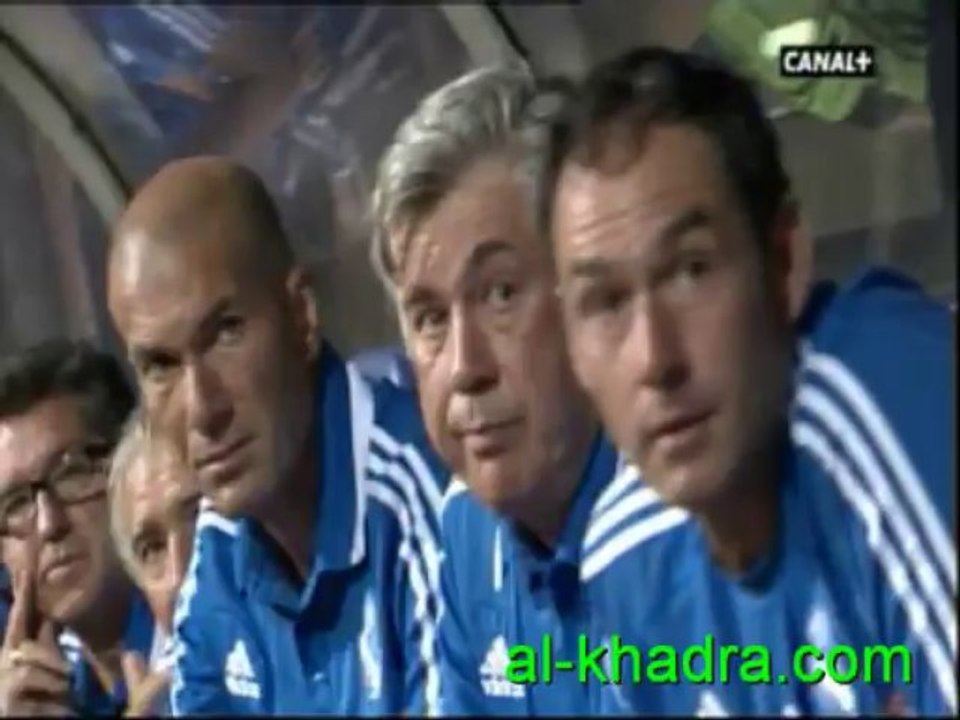 Lyon 2-2 Real Madrid (Buts et reaction de zizou  & Angelotti,juillet 2013)