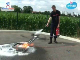 utilisation des extincteurs