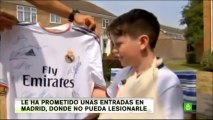 Cristiano Ronaldo breaks a child's wrist sends him a jersey