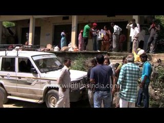 Relief camp at Uttaranchal Public School