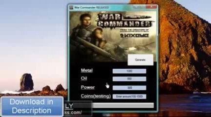 War Commander Hack (FR) * gratuit FREE Download August - September 2013 Update