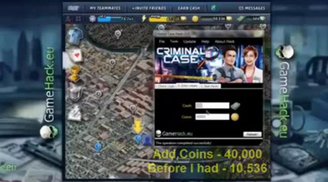 Criminal Case Hack v3.0-July 2013 Tested Working